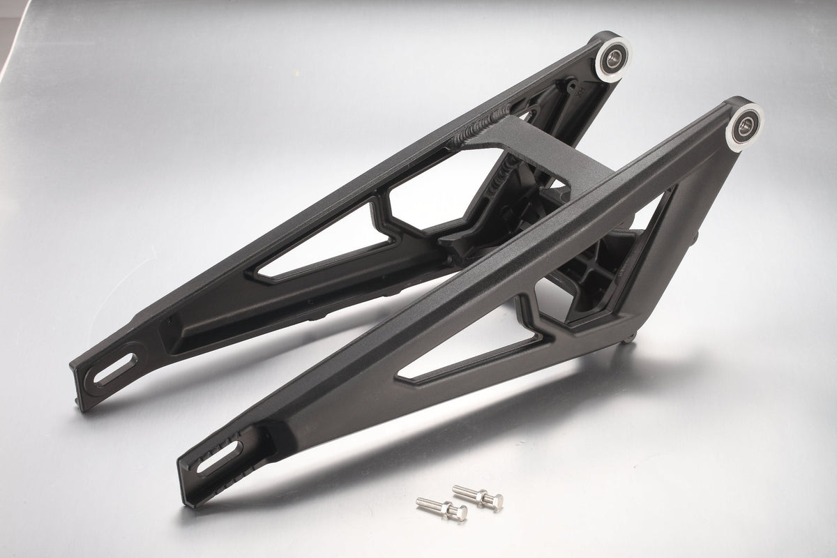 Swingarm w/ 4 bearings & 2 kit chain adjusters - ProS/SS2.0/SS3.0/SR