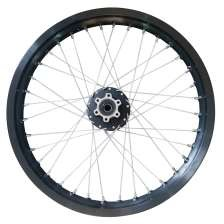SHE7856 Front Brake Drum Wheel Assembly 1.4-19+rim stripe+Rear wheel axel bush*2 (SS)